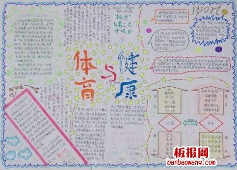 体育与健康手抄报