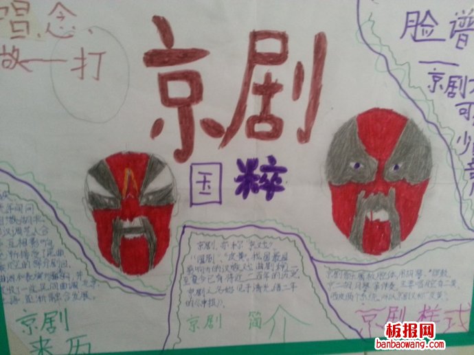 戏剧狂欢节手抄报