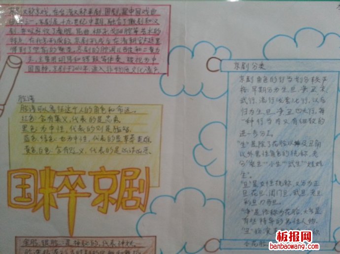 戏剧狂欢节手抄报