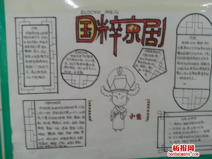 大话京剧手抄报
