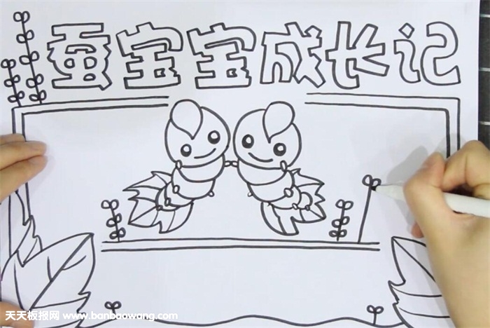蚕宝宝的生长过程手抄报