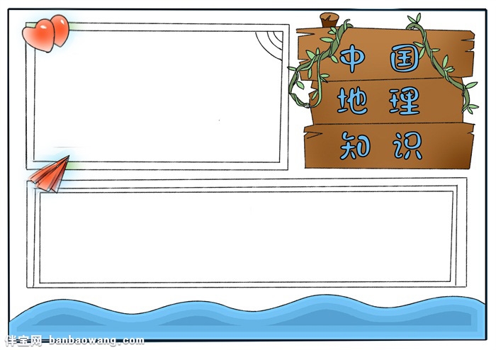 中国地理知识手抄报，高中地理知识手抄报