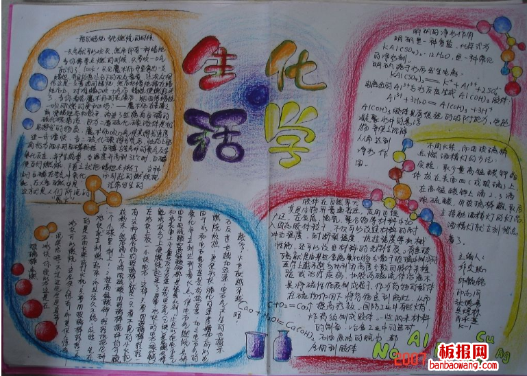 生活化学手抄报