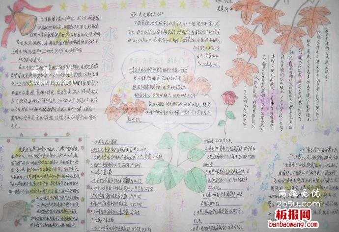 化学手抄报,水火相容