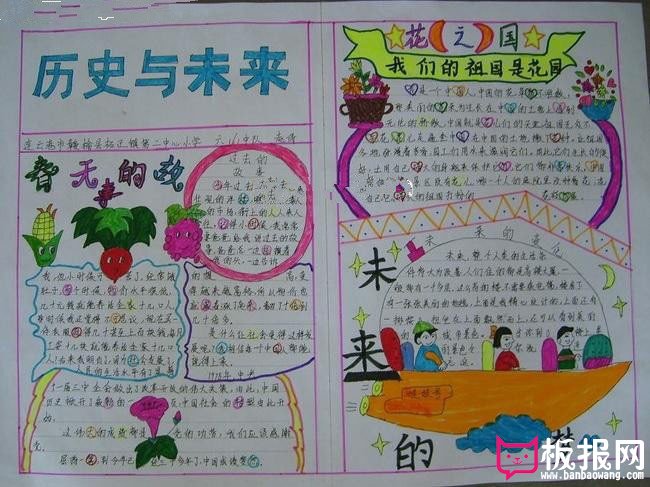 小学生历史手抄报，历史与未来