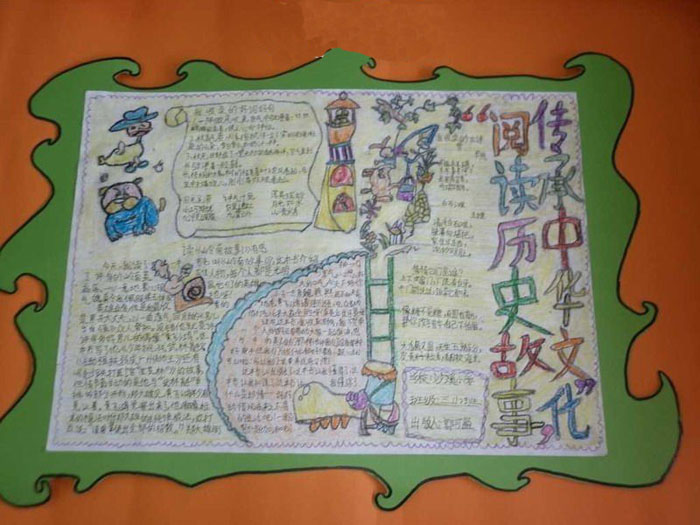 有关历史的手抄报，阅读