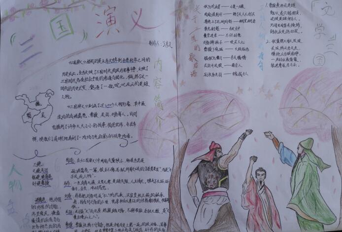 三国手抄报，桃园三结义