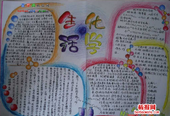 化学与生活手抄报