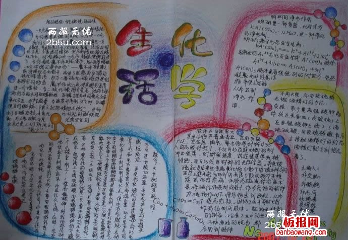 生活化学手抄报