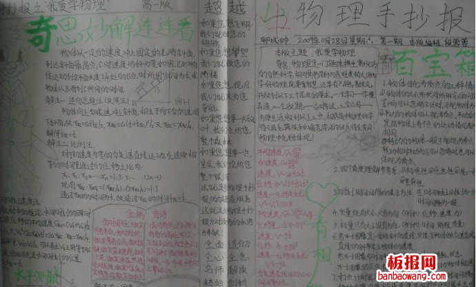 物理手抄报