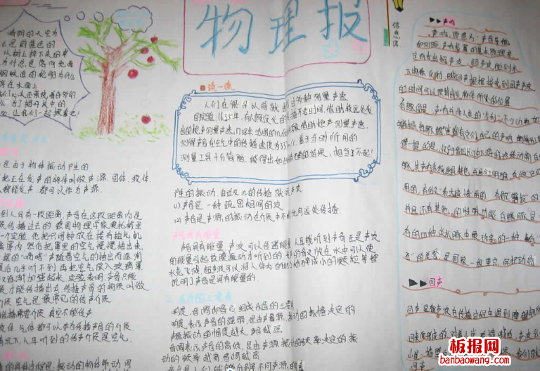 物理手抄报