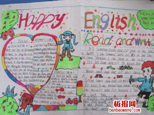 英语学习手抄报
