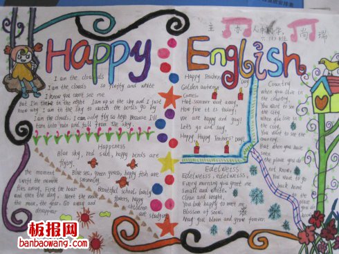 英语很重要,我们都要学好英语英语手抄报