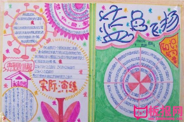简单的小学生数学手抄报图片，快乐数学（6张）