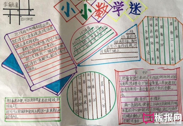 小学数学手抄报图片，数学地带