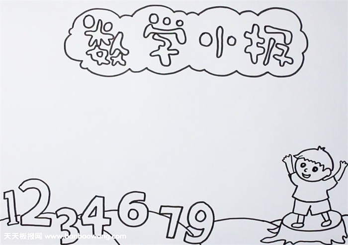 关于数学的手抄报