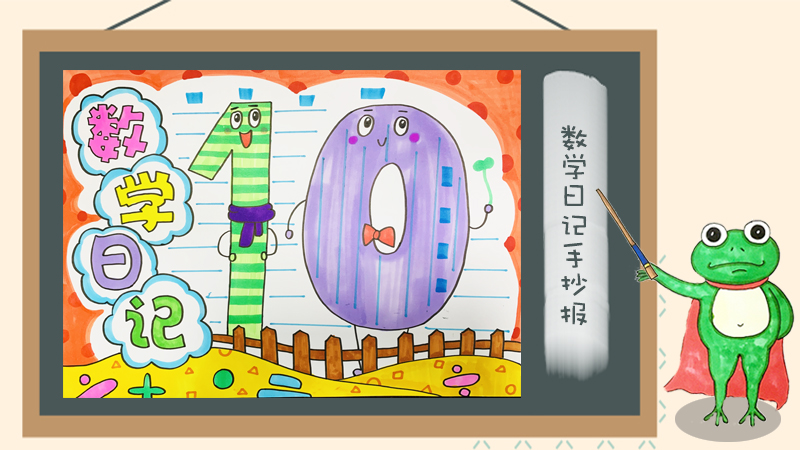 小学数学手抄报图片大全，漂亮的数学手抄报设计图
