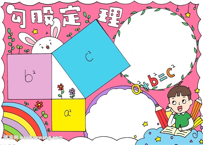 勾股定理手抄报