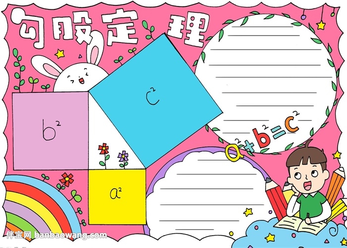 勾股定理手抄报
