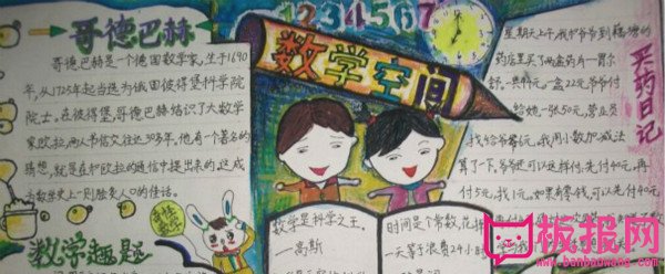 小学生数学手抄报内容，数学空间