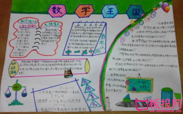 数学手抄报图片，数学王国