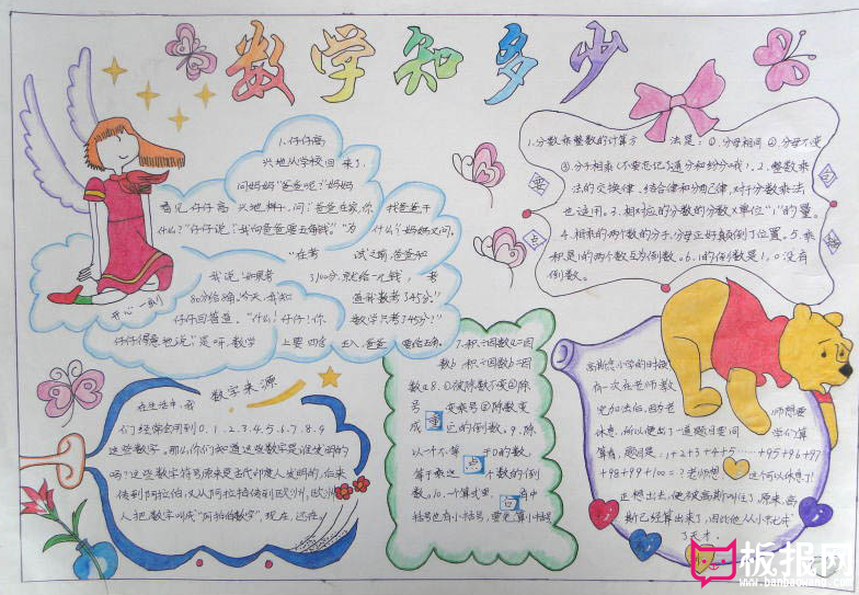 数学手抄报，数学知多少
