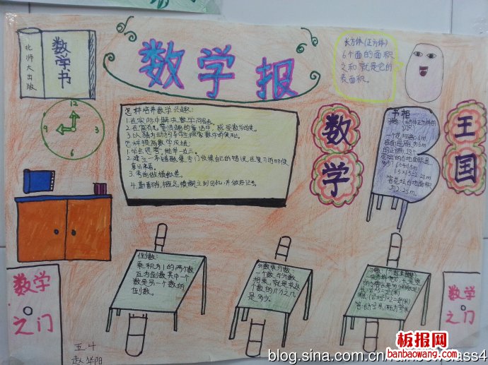 奇妙的数学手抄报