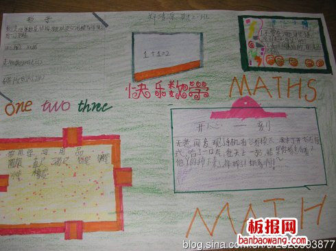 数学乐园——考考你手抄报
