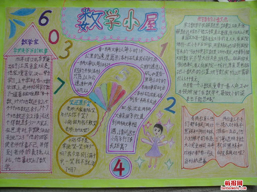 数学家——华罗庚手抄报