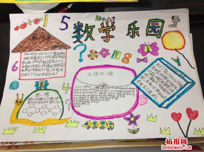 小小数学迷手抄报