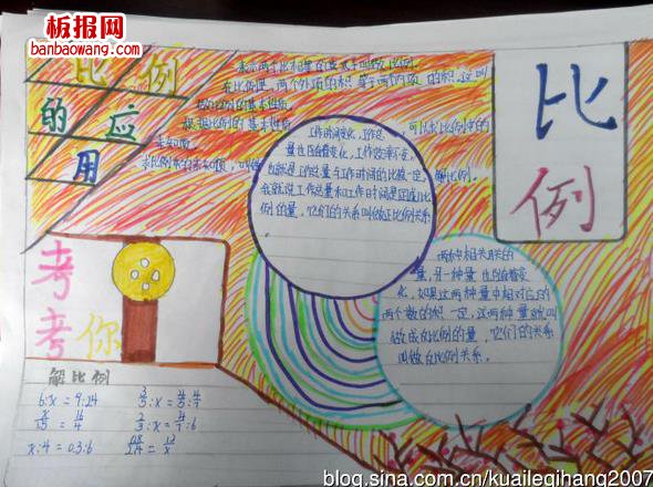 小学生数学手抄报设计