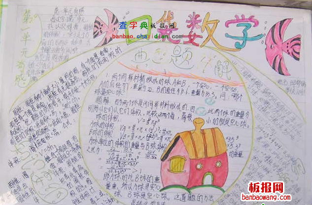 小学数学手抄报