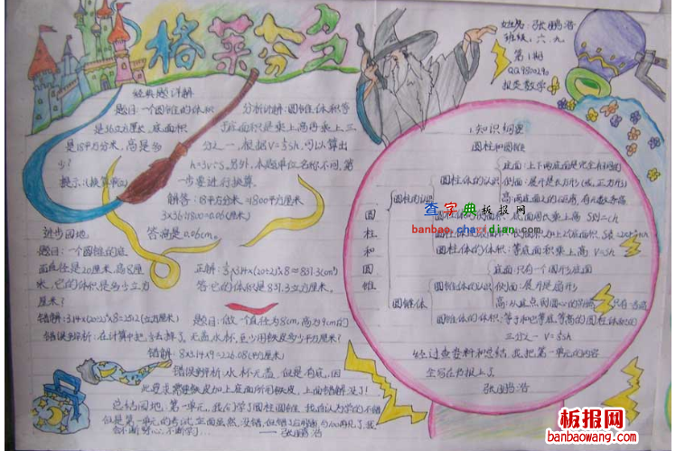 数学小知识手抄报