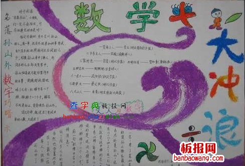 小学数学手抄报