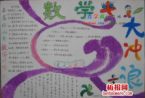 二年级数学手抄报