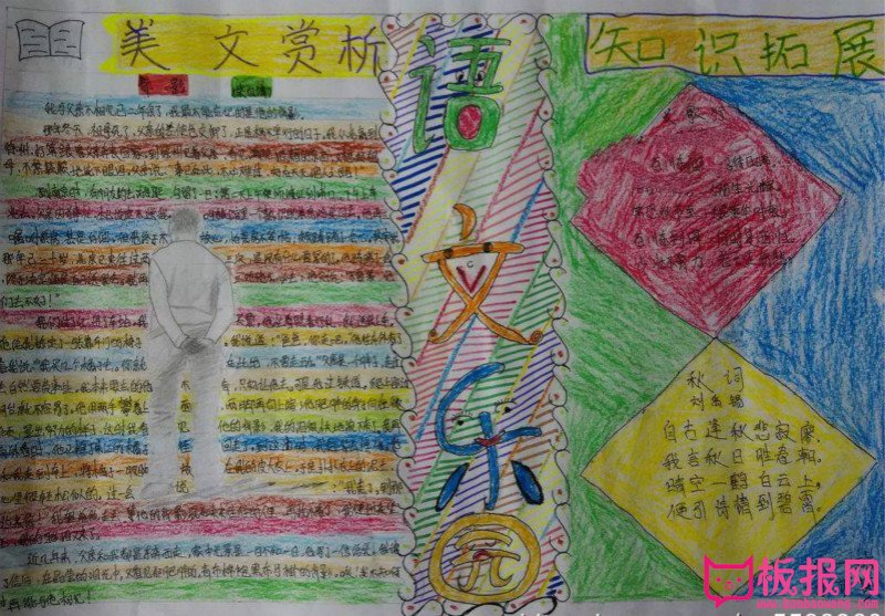 三年级语文手抄报，语文乐园