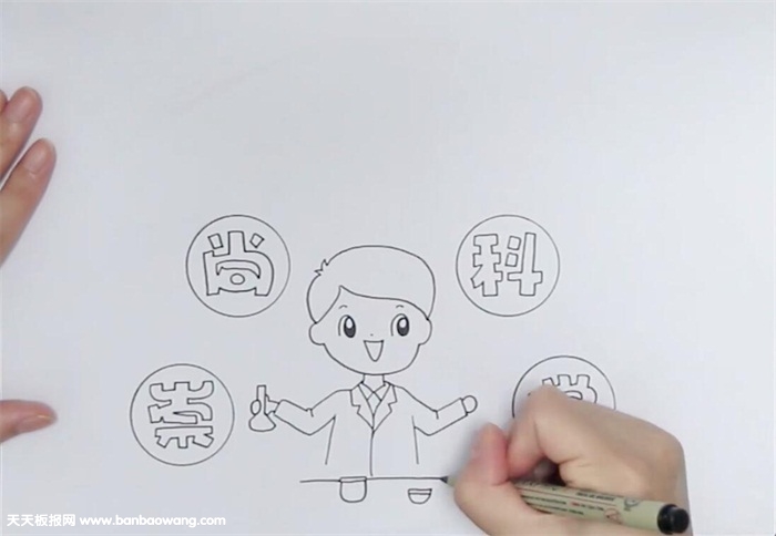 崇尚科学手抄报怎么画