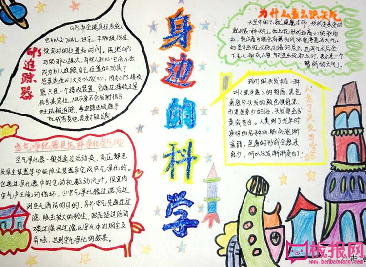 关于身边的科学手抄报，科学在我身边