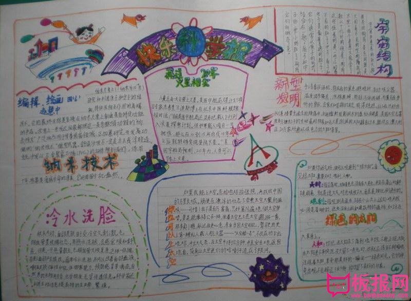 我爱科学手抄报，快乐科学报