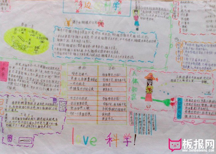 小学生科学手抄报，身边的科学