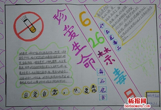 珍爱生命的手抄报