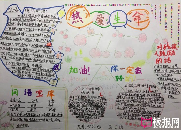 珍惜生命手抄报大全，加油生命！