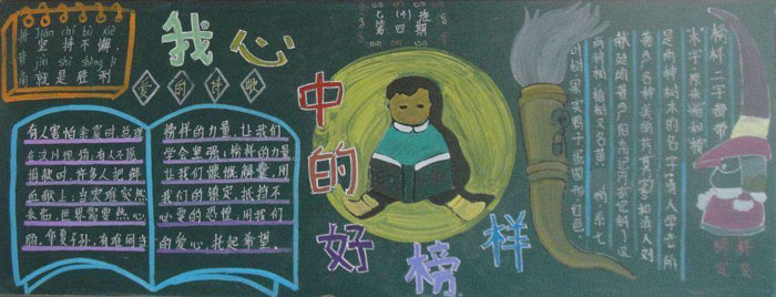 争当四好少年黑板报图片