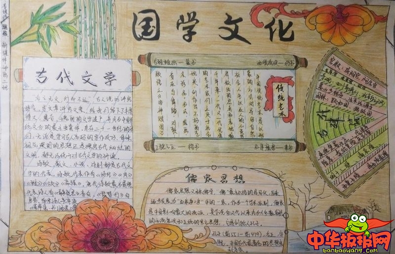 中华传统文化手抄报图片，国学文化