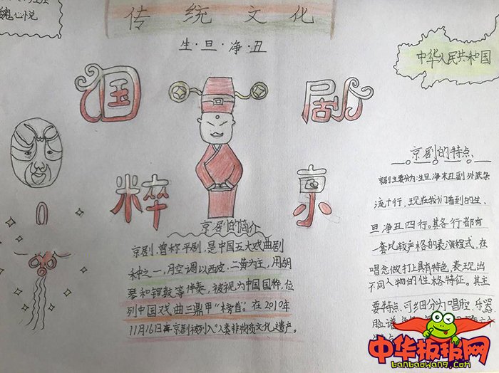 中国传统文化手抄报图片，我们的优秀文化