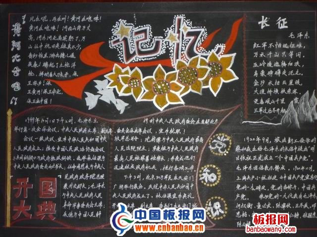 历史的选择主题暨记忆手抄报