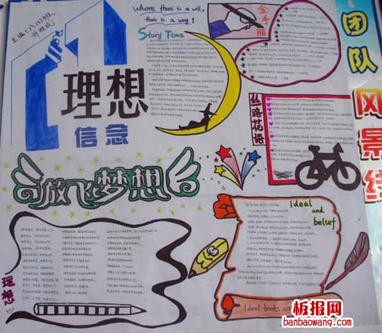 关于理想信念的手抄报