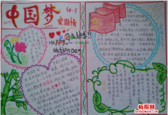 中国梦爱国情手抄报