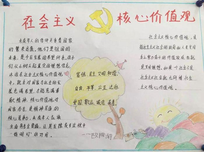 简单的小学生社会主义核