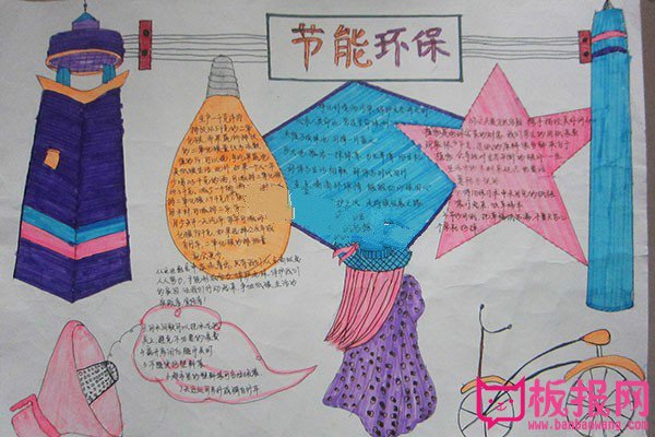 关于小学生节能手抄报内容，节能环保